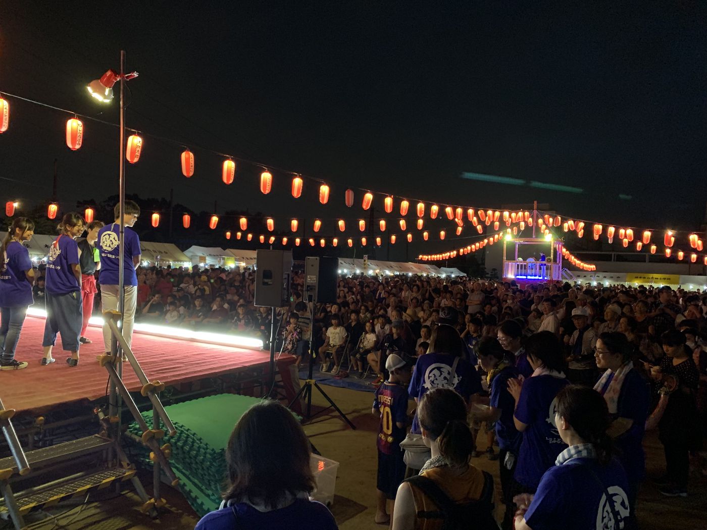 夏祭りの音響